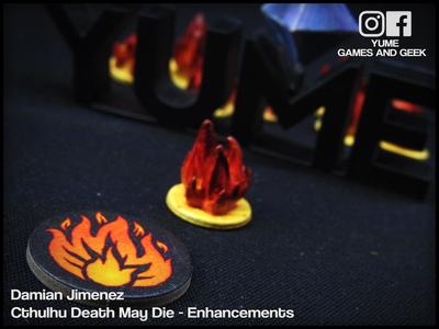 Cthulhu Death May Die board game enhancements 3D Print Fire