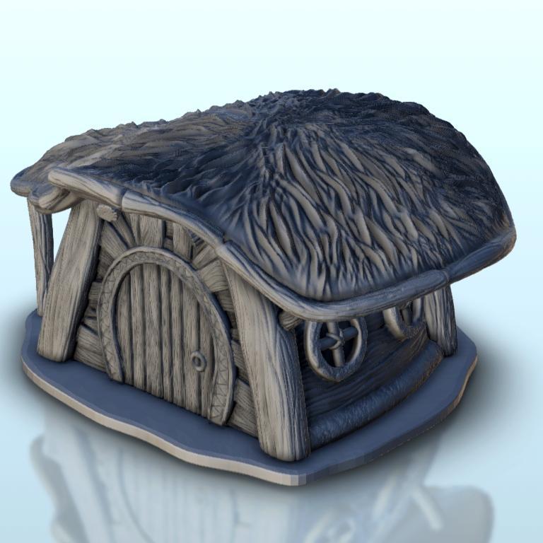 Small hobbit hole 6 - Hobbit medieval scenery terrain wargame