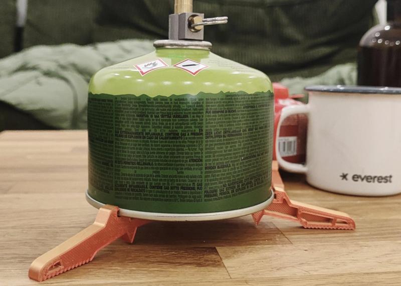 STABLE AND SECURE - Camping Gas Canister Stand