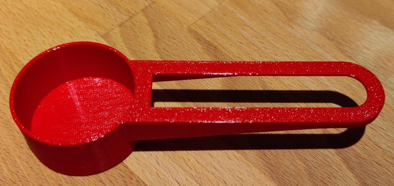 Einfacher Löffel mit langem Stiel/ Simple spoon with long handle