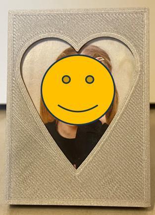 Heart frame for pictures