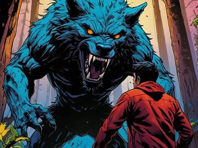 Horror Story (werewolf and the boy)