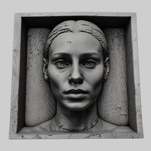 Rooney Mara head relief actress