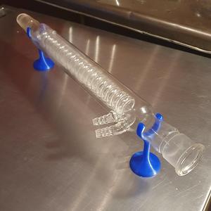 Support Tube réfrigérant en verre (Verrerie de Chimie)