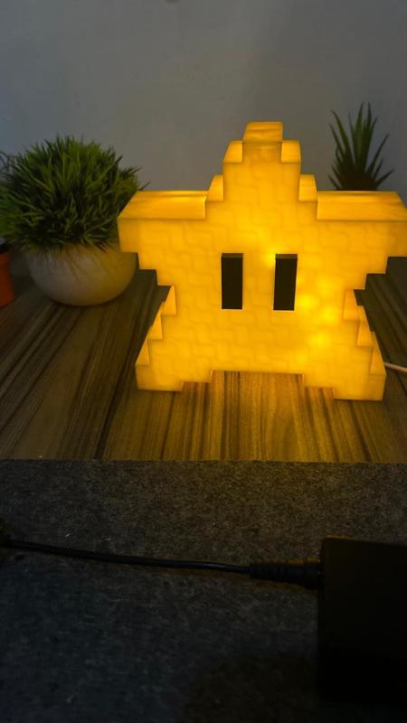 Lamp - Pixel Mario Bros Star