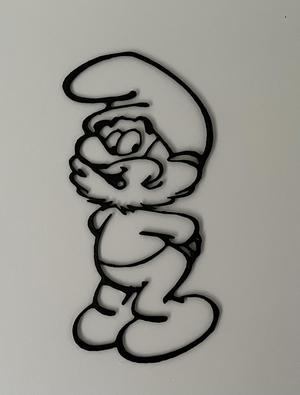 Papa Smurf Wall Art