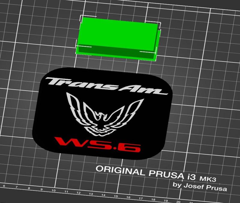 Tran Am Ws6 Badge - MMU / Multicolor