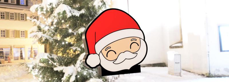 mr claus lightbox