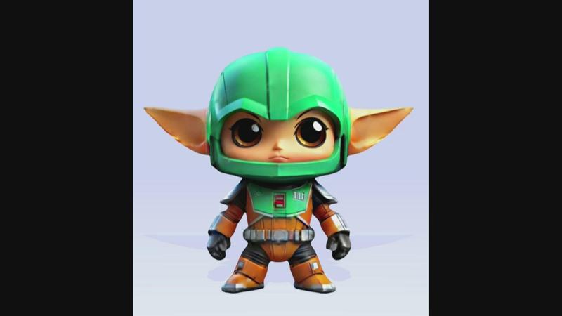 Star Wars - Yoda / Action Figure / STL