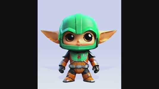 Star Wars - Yoda / Action Figure / STL