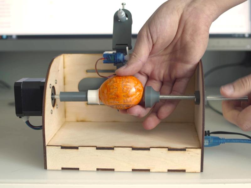 Plywood Arduino Based EggBot