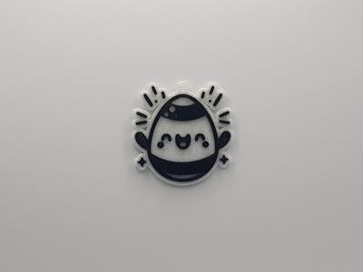 Happy Easter Egg Keychain