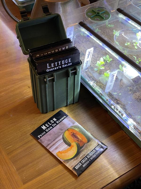 Seed Packet Storage Box for Baker Creek Heirloom Seed Co