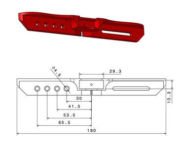 Level for mounting modular electrical appliance boxes