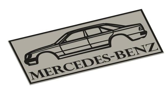 2D Mercedes W124 art