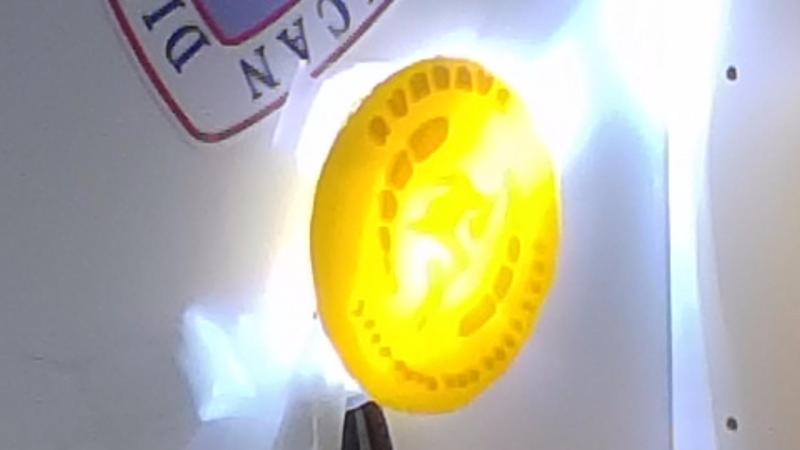 Cool Running Logo/Lithophane I made (: