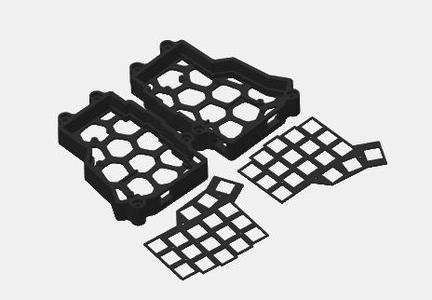 Fuzzy 5 column corne case