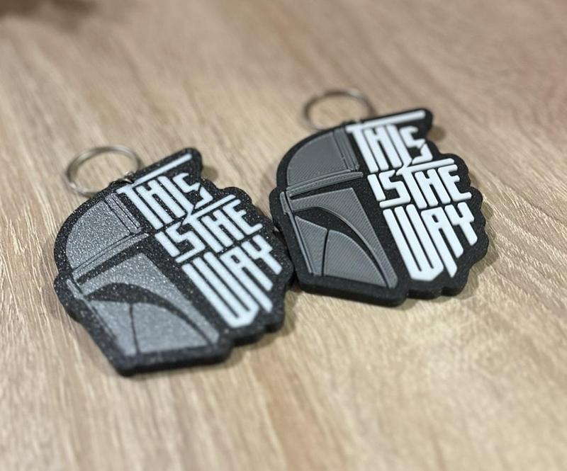 Mandalorian keychain