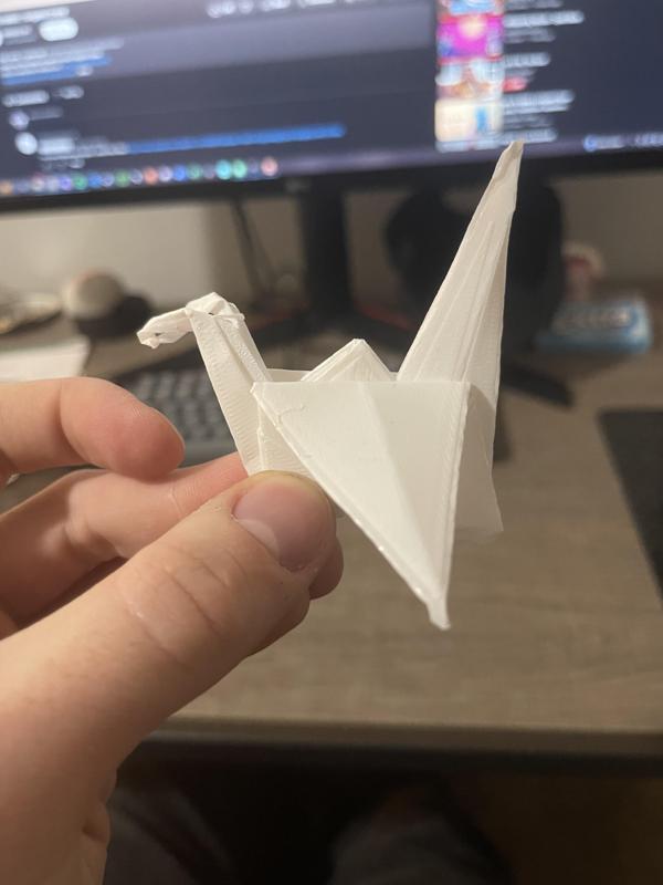 Foldable Origami Crane