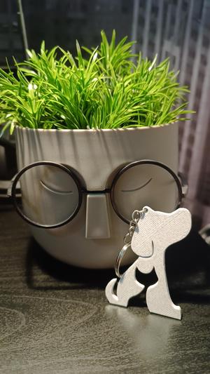 Dog and Cat Keychain