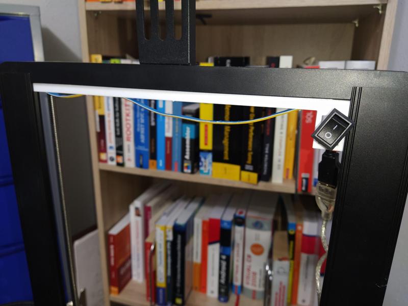 Ender 3 V3 SE / KE LED Mod Bigger Switch