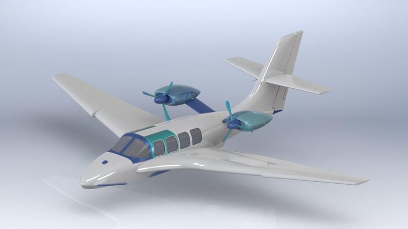 AVION A ESCALA DE TURISMO