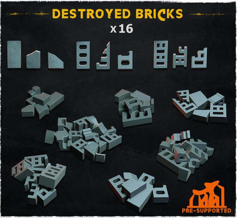 Destroyed bricks -Basing Bits 1.0