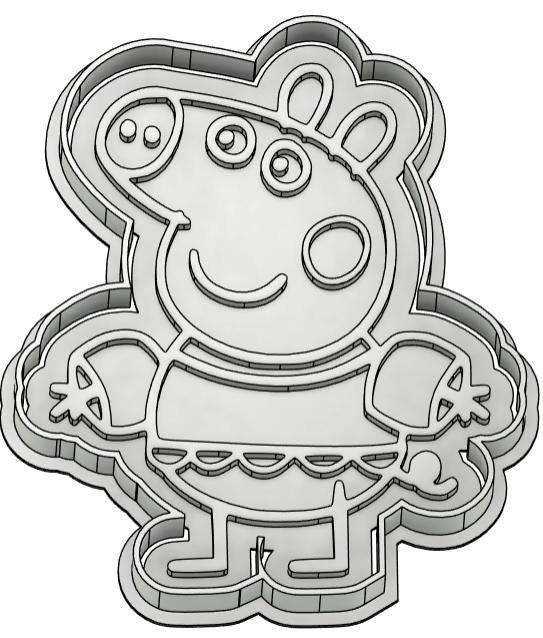 Cortador Pepa Pig Playa