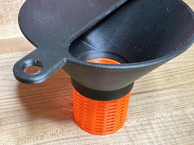 Easy in, easy out funnel for 3D_Workspace’s 50mm Silica Gel Box
