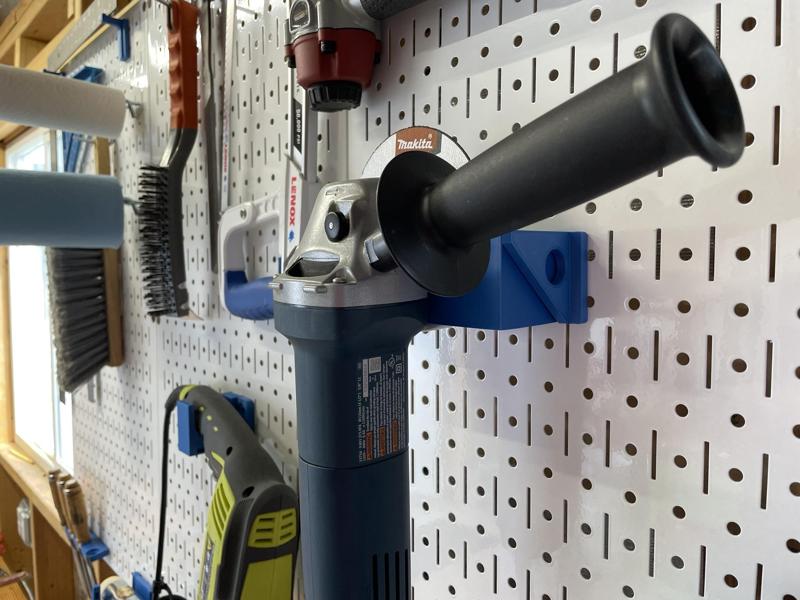 Angle Grinder Mount for Wall Control