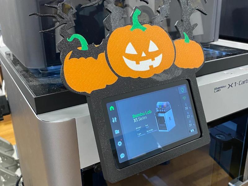 X1 Carbon Screen Frame Halloween