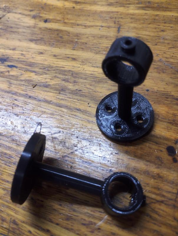 Soporte para barral caño de cortina