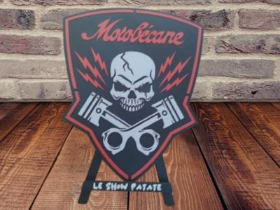 Vintage Motobécane Hueforge Plaque
