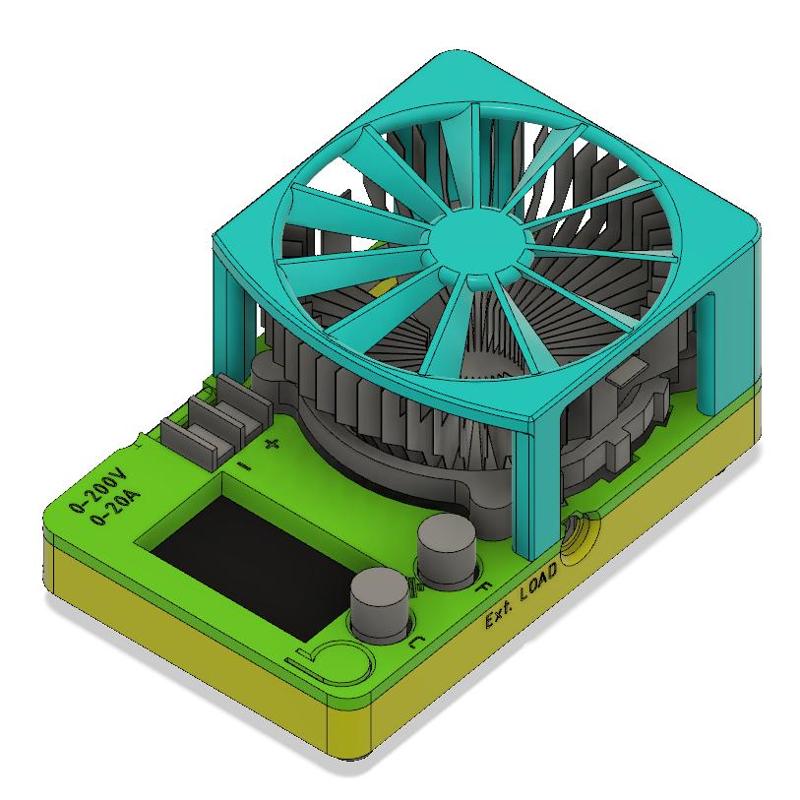 Case for dummy load 150W 200V 20A