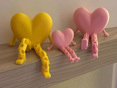 Posable Articulated Heart