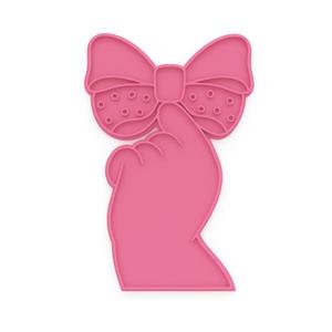 ARM WITH BOW COOKIE CUTTER