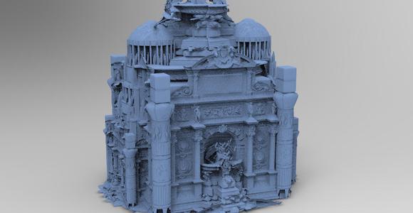 Art Deco New York Baroque building 2 designs 2
