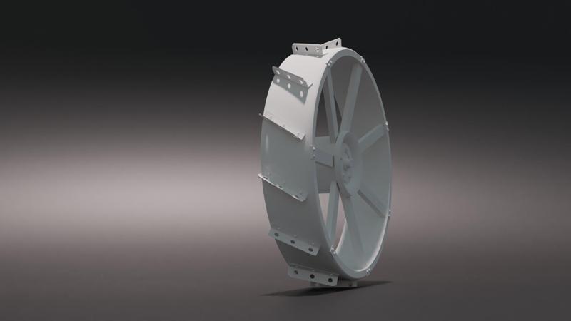 Old Tractor Wheel made of steel for model kits 1 35 / 1 24 / 1 25 / 1 76 / H0 / 1 72