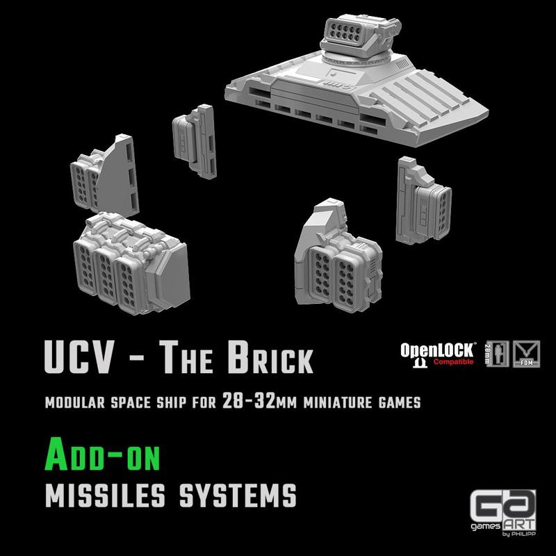 UCV - The Brick Add-on - missile systems