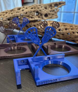 Wall mount lacrosse stick & ball holder