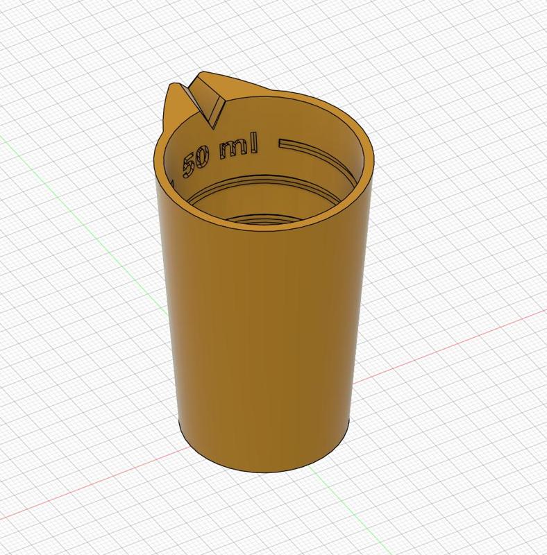 Measuring cup - 50ml - with scale