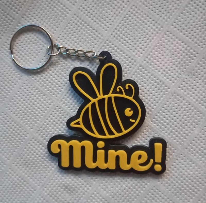 Bee Mine keychain