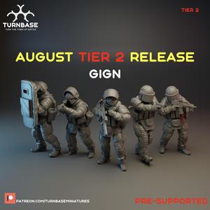 TurnBaseMiniatures; Wargames - GIGN