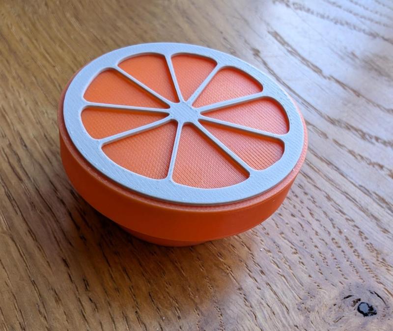 Brick Christmas Wreath Orange Slice