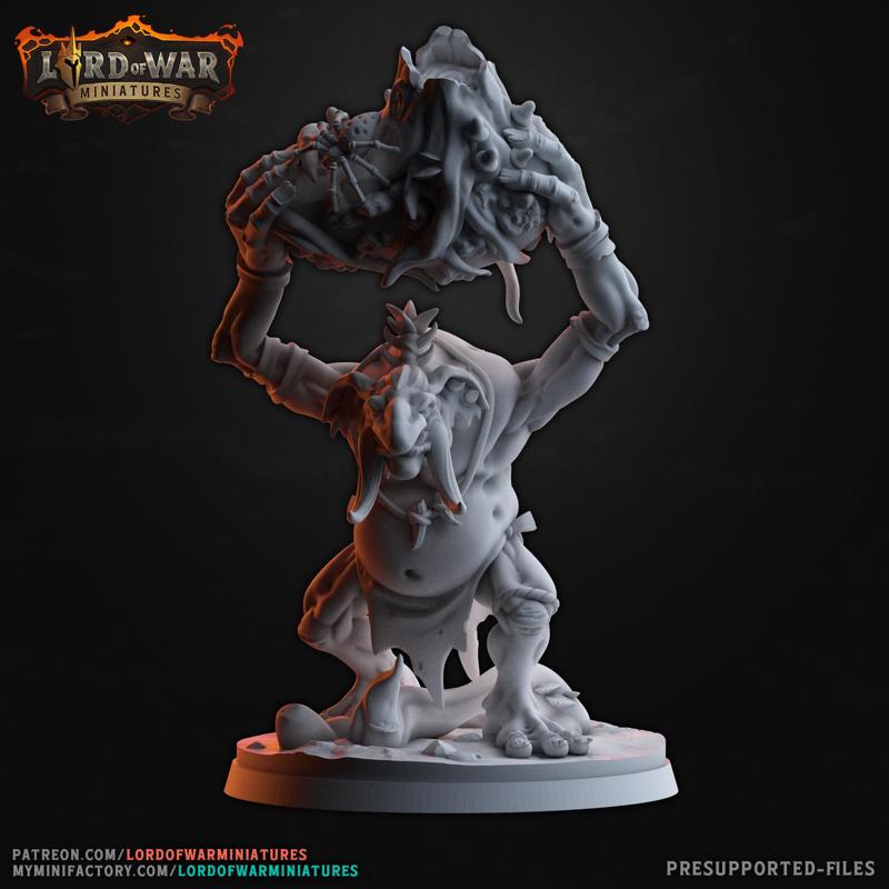 Troll Stone Thrower - Presupported
