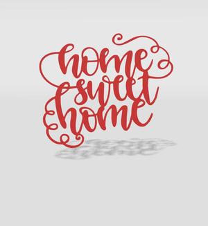 wall decor sweet home letters