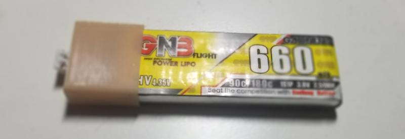 1S GNB 660mah Battery end cap