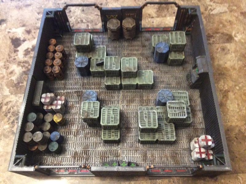 Sci Fi  Corridor - Cargo Bay