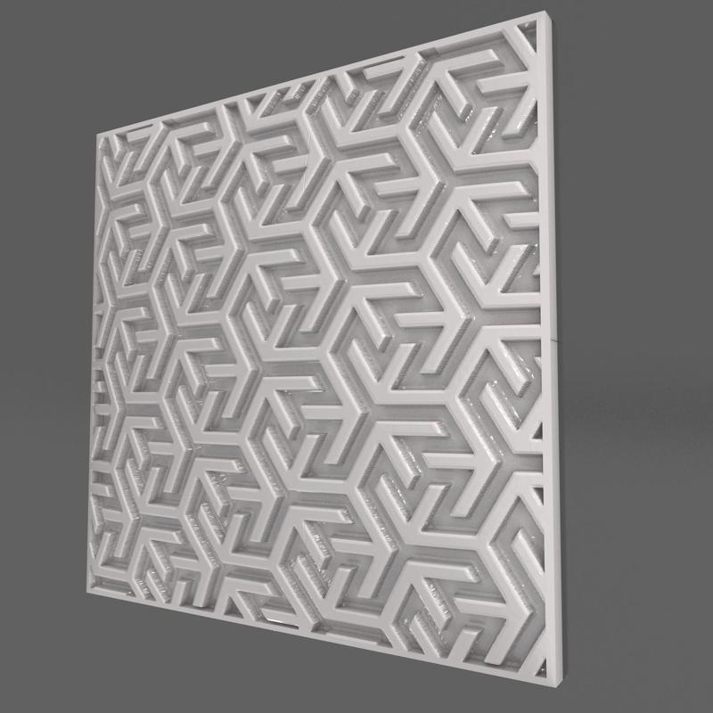 3D WALL PANEL 3DWPRAJ114