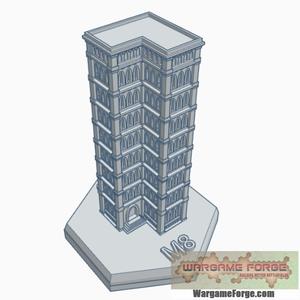 Gothic Building 39 Hex Map Scale HMSG039